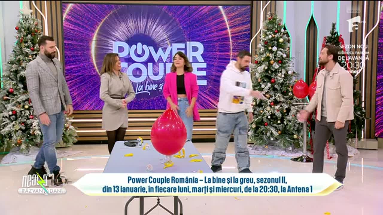 Super Neatza, 6 ianuarie 2025. Super joc! Iată cum s-au descurcat concurenții de la ”Power Couple România”, Andrei, Andra Stoica, DOC și Anca Munteanu