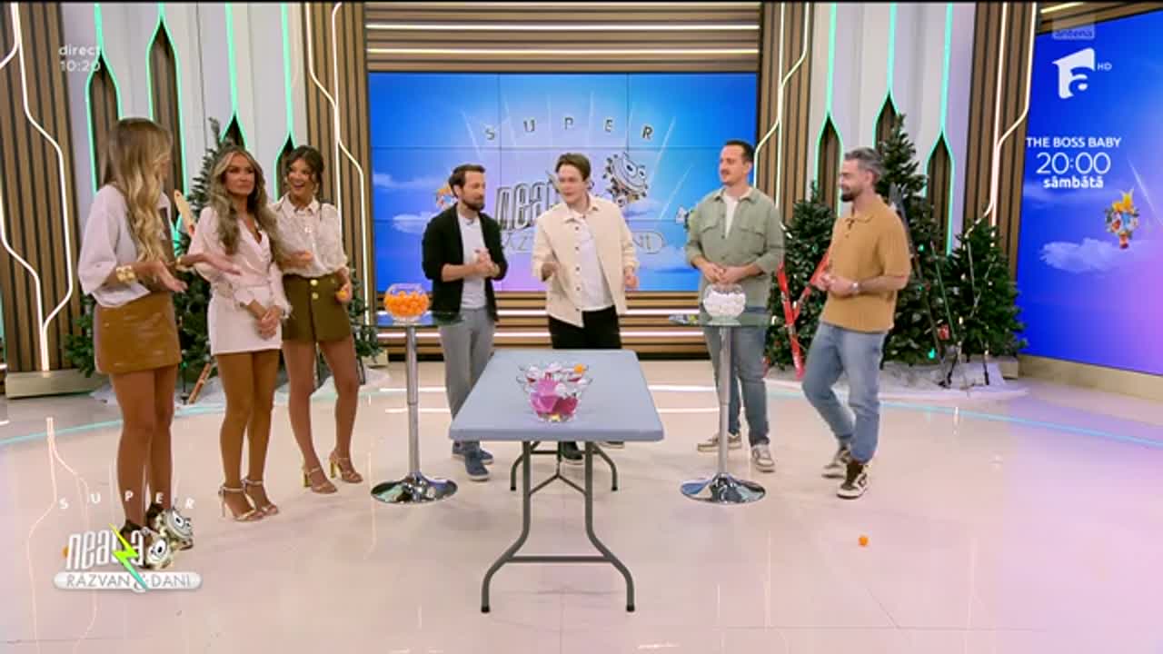 Super Neatza, 9 ianuarie 2025. Super joc cu mingi de ping-pong! Cine a câștigat provocarea amuzantă