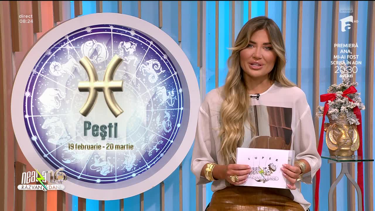 Super Neatza, 9 ianuarie 2025. Horoscopul zilei cu Adina Moraru: Leii pot avea parte de o schimbare pe plan profesional