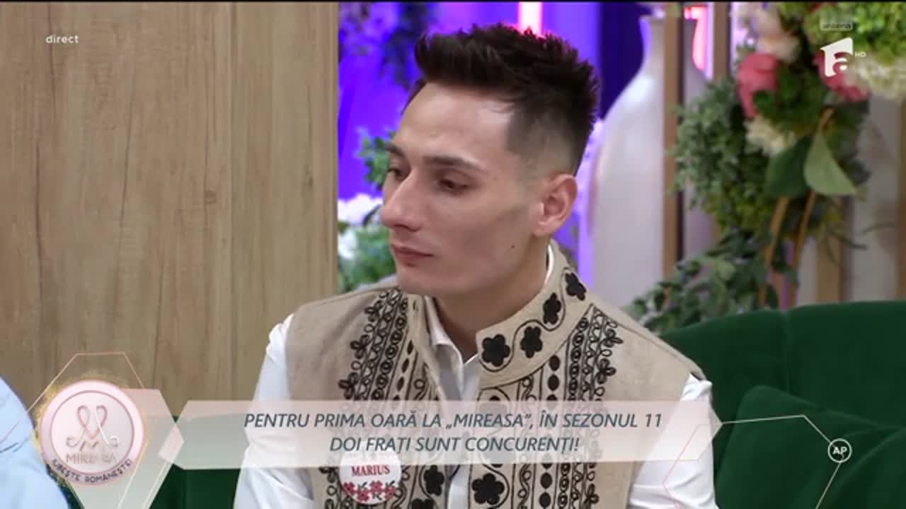 Mireasa sezonul 11, 13 ianuarie 2024. Doi frați au venit împreună în competiție! Ce spun despre ei Andi și Marius