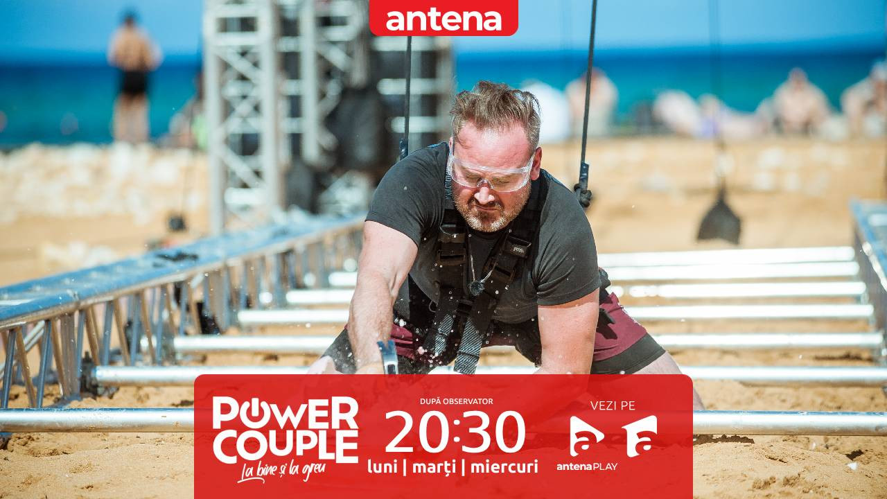 Power Couple România, 14 ianuarie 2025. Proba: Cât cântărește dragostea! Cum s-au descurcat Andrei Stoica, Vlad Huidu și Nicu Grigore