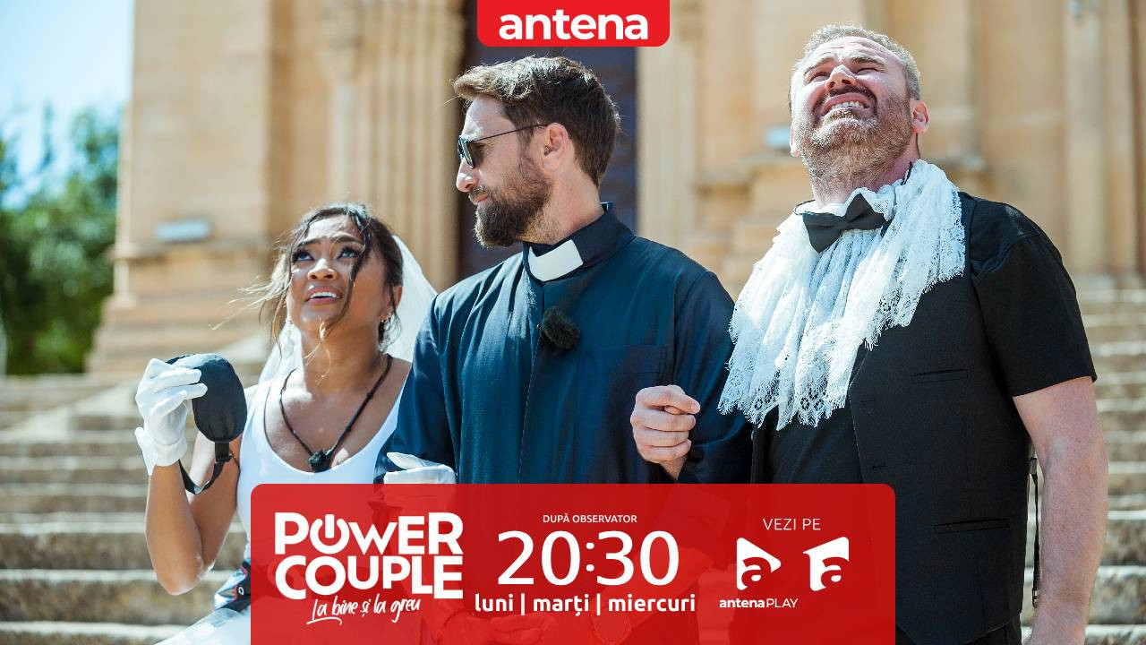 Power Couple România, 15 ianuarie 2025. Cum s-au descurcat Bella Santiago și Nicu Grigore la proba de cuplu: Proaspăt căsătoriți!