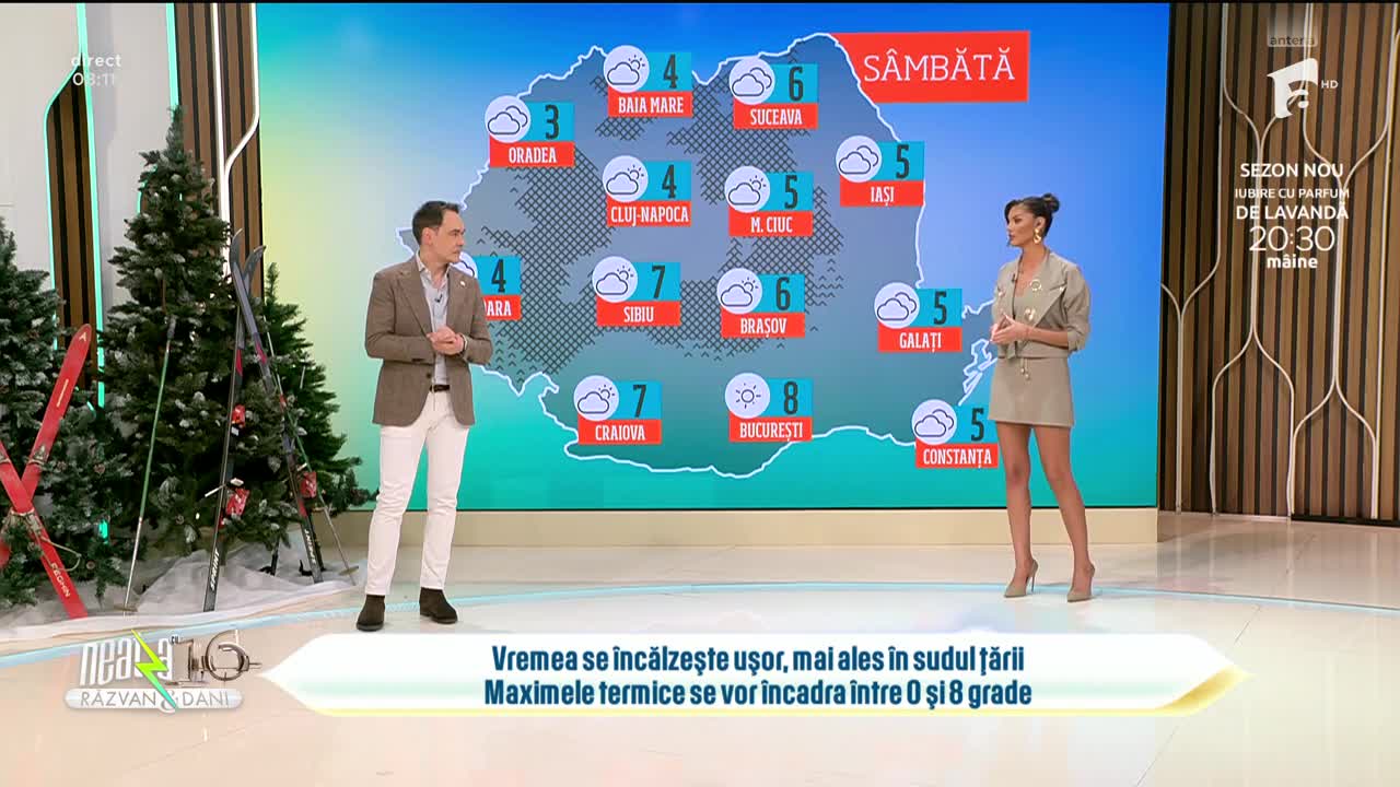 Super Neatza, 16 ianuarie 2025. Prognoza meteo cu Ramona Olaru: Vremea se încălzește ușor