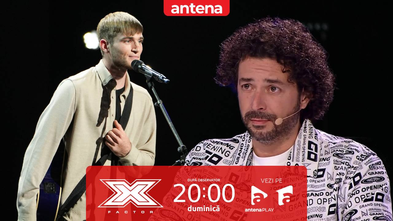 X Factor sezonul 11, 26 ianuarie 2025. Șterban Dionis a interpretat piesa &bdquo;Someone You Loved&rdquo; de Lewis Capaldi