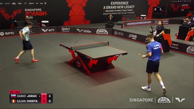 Tenis de masă | WTT Singapore Smash 2025: Darko Jorgic vs. Iulian Chirita