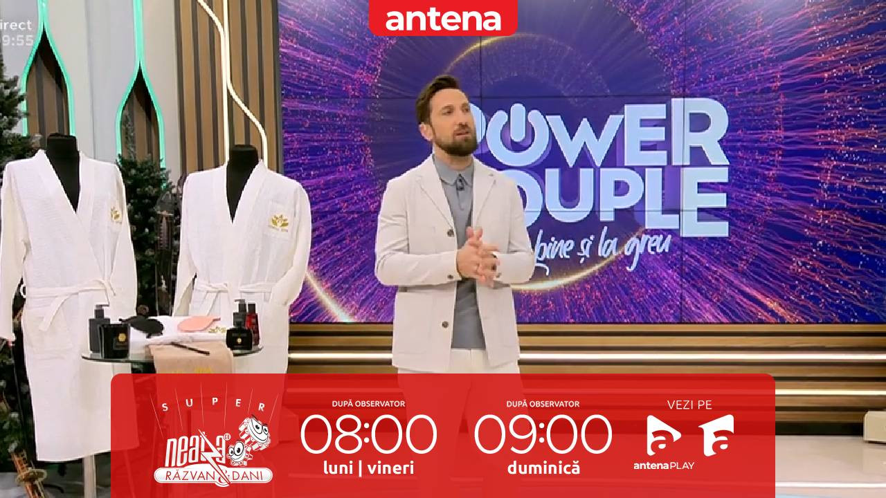 Super Neatza, 3 februarie 2025. Concursul „Power Couple. La bine și la premii!”. Ce a câștigat Raluca Moise