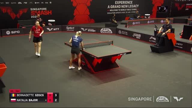 Tenis de masă | WTT Singapore Smash 2025: Bernadette Szocs vs. Natalia Bajor