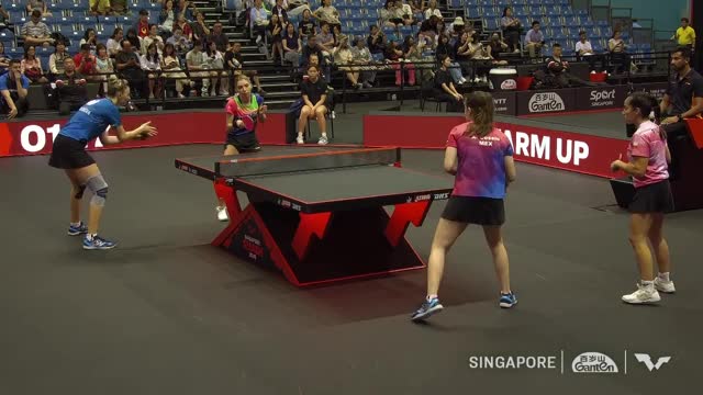 Tenis de masă | WTT Singapore Smash 2025: Szocs/Polcanova vs. Cossio/Vega