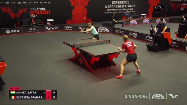 Tenis de masă | WTT Singapore Smash 2025: Elizabeta Samara vs. Manika Batra