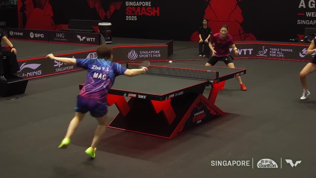 Tenis de masă | WTT Singapore Smash 2025: Diaconu/Xiao vs. Doo/Zhu