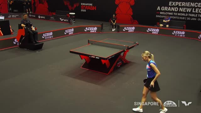 Tenis de masă | WTT Singapore Smash 2025: Bernadette Szocs vs. Joo Cheonhui