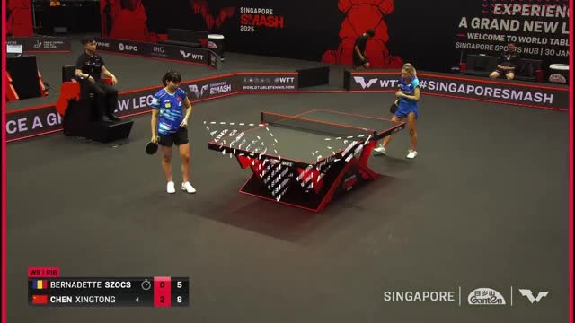 Tenis de masă | WTT Singapore Smash 2025: Bernadette Szocs vs. Chen Xingtong