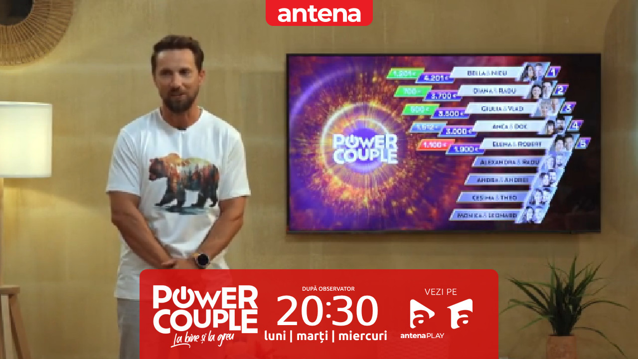 Power Couple România, 17 februarie 2025. Cine a câștigat superputerea