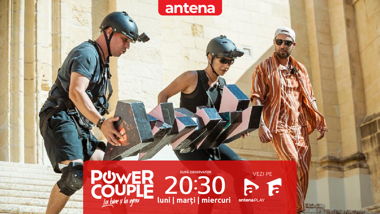 Semifinala Power Couple România, 4 martie 2025. Cum s-au descurcat Giulia și Vlad Huidu, la proba "Lasă-mă să nu te las!"