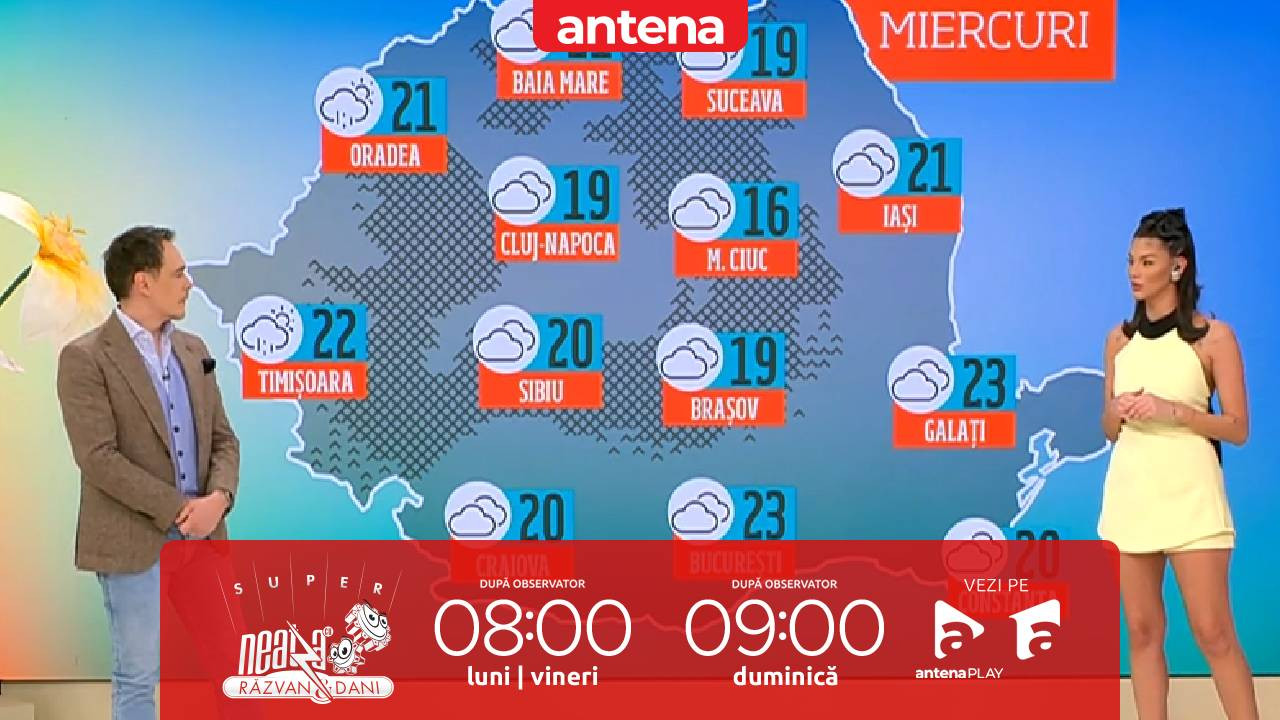 Super Neatza, 11 martie 2025. Prognoza meteo cu Ramona Olaru: Temperaturi ridicate în sud și sud-est