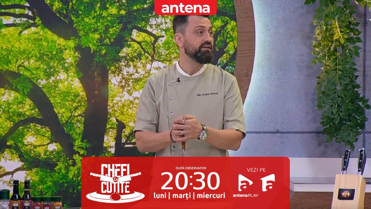 Chefi la cuțite | Sezonul 15, 11 martie 2025. Irina Fodor pune în joc a doua amuletă! Tema: Meniul de la restaurantul lui Alexandru Sautner