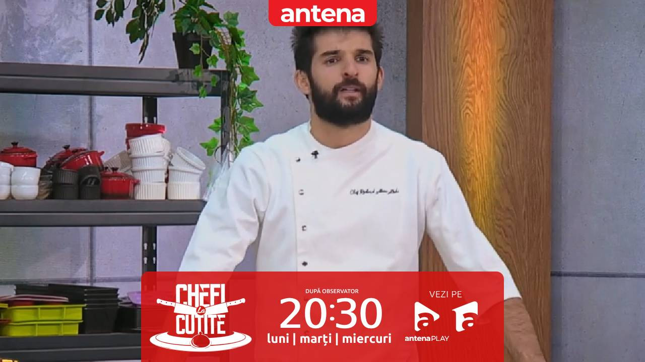 Chefi la cuțite | Sezonul 15, 12 martie 2025. Irina Fodor pune în joc a treia amuletă! Tema: Meniul de la restaurantul lui chef Richard