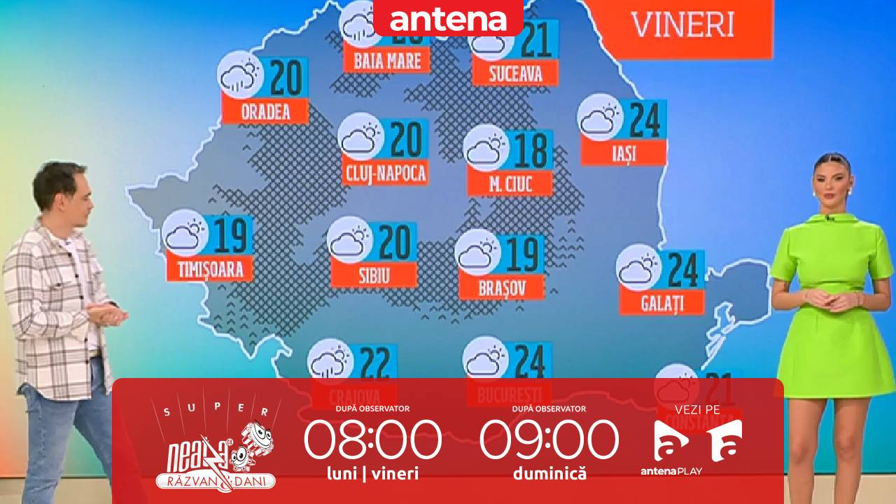 Super Neatza, 14 martie 2025. Prognoza meteo cu Ramona Olaru: Vreme caldă, cu maxime de până la 24 de grade