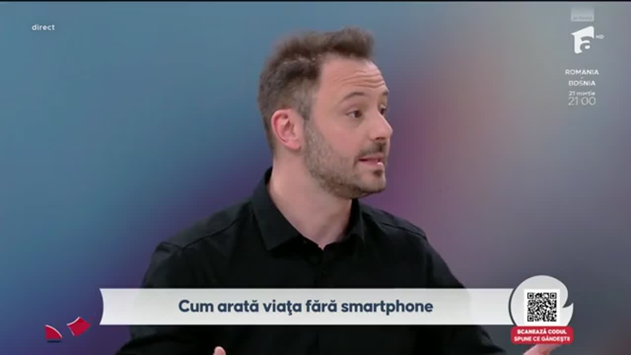 În direct cu România, 20 martie 2025. Mădălin Voicu trăiește fără smartphone: Cum ar arăta viața noastră fără tehnologie