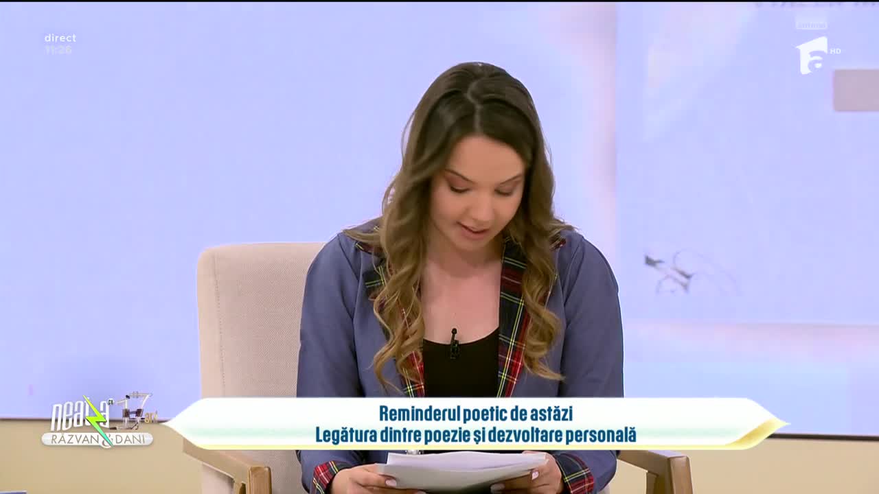 Super Neatza, 4 aprilie 2025. Legătura dintre poezie și dezvoltare personală