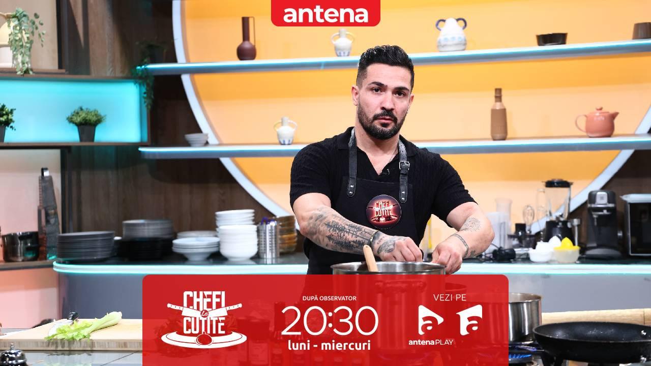 Chefi la cuțite | Sezonul 15, 9 aprilie 2025. Gătitul este marea lui pasiune! Ce a gătit chef Aria Marzaban pentru jurați
