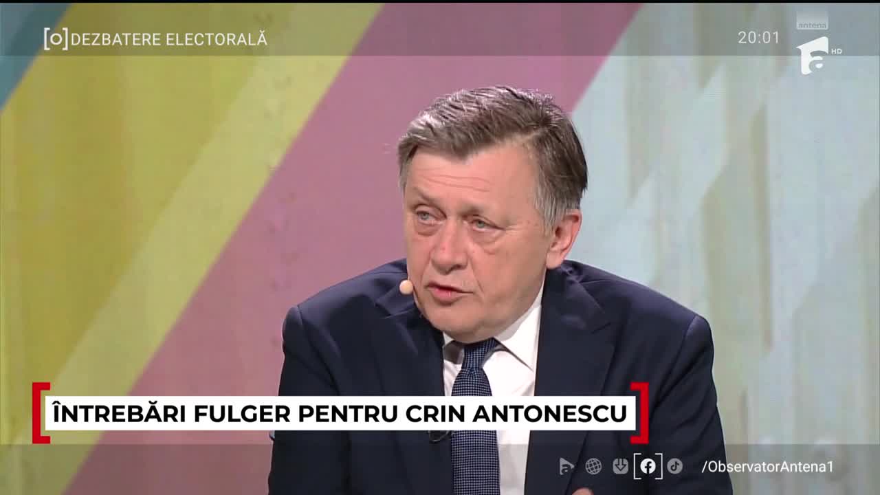 Observator | Alege BINE pentru TINE: Crin Antonescu
