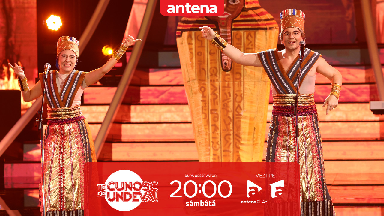 Te cunosc de undeva Sezonul 21, 3 mai 2025. Doinița Oancea și Marian Capet s-au transformat în Steve Martin - "King Tut"