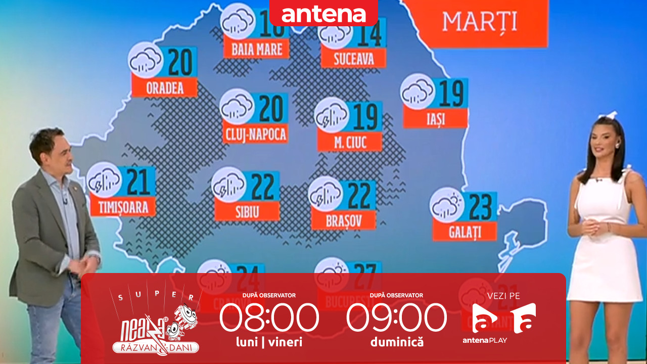 Super Neatza, 6 mai 2025. Prognoza meteo cu Ramona Olaru: Temperaturi &icirc;n scădere