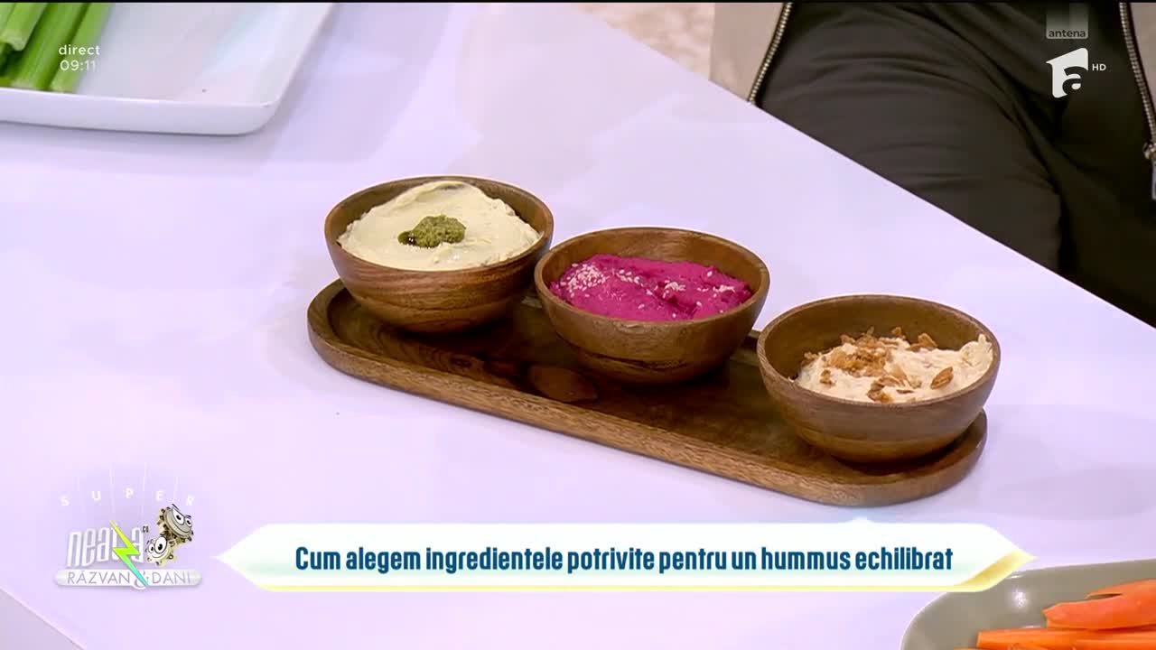 Super Neatza, 13 mai 2025. Variante de hummus și beneficiile lui pentru sănătate