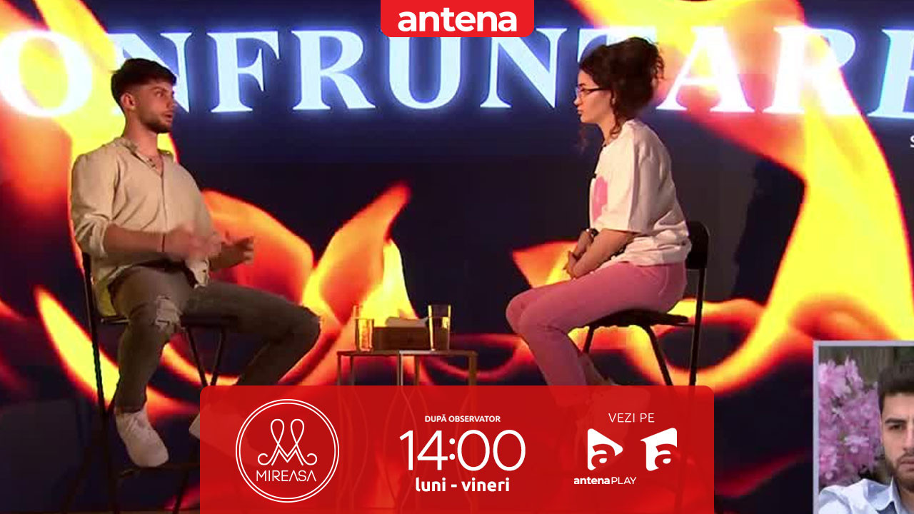 Mireasa sezonul 11, 14 mai 2025. Camera confruntării. Ce și-au spus Liliana și Robert