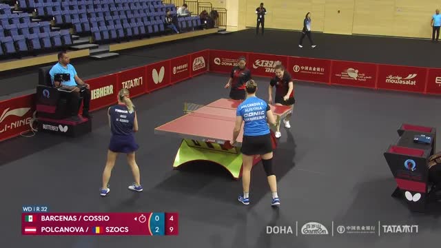 Campionatele Mondiale de Tenis de masă | Doha 2025: Barcenas/Cossio vs. Polcanova/Szocs