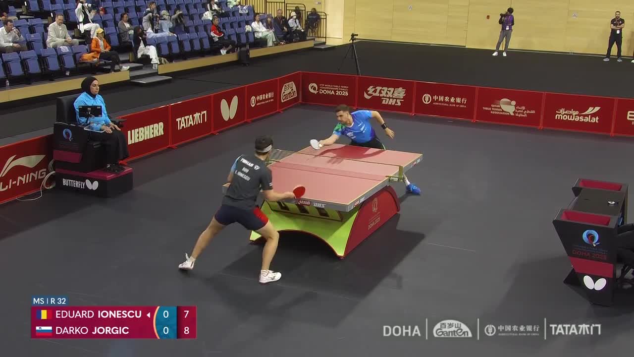 Campionatele Mondiale de Tenis de masă | Doha 2025: Eduard Ionescu vs. Darko Jorgic