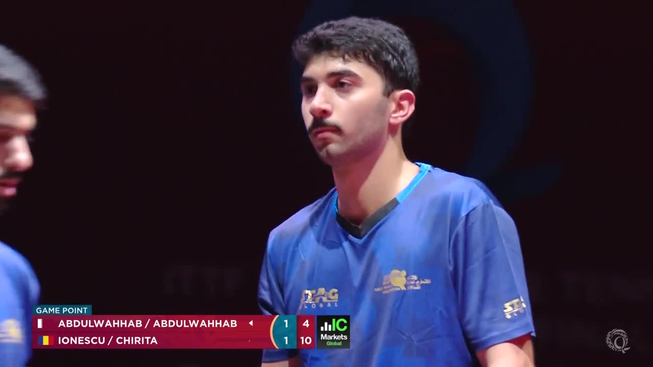 Campionatele Mondiale de Tenis de masă | Doha 2025: Abdulwahhab/Abdulwahhab vs. Ionescu/Chiriță