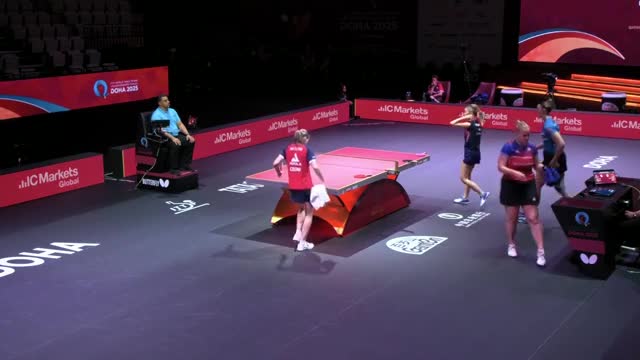 Campionatele Mondiale de Tenis de masă | Doha 2025: Matelova/Balazova vs. Polcanova/Bernadette Szocs
