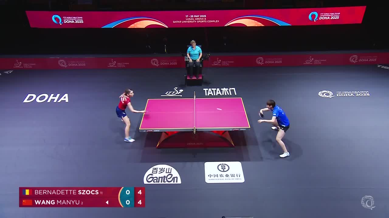 Campionatele Mondiale de Tenis de masă | Doha 2025: Bernadette Szocs vs. Wang Manyu