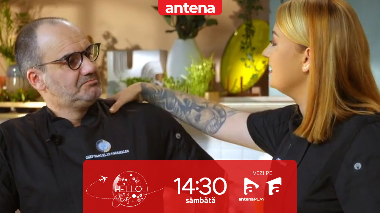 Hello Chef sezonul 9, 24 mai 2025. Chef Samuel și Roxana Blenche, o nouă provocare în bucătărie! Ce rețete au de gătit pentru Giulia și Vlad Huidu
