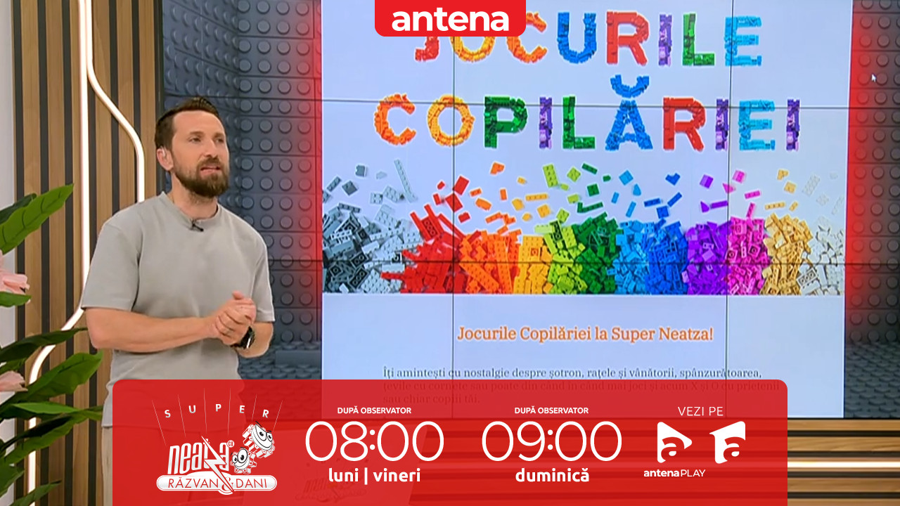 Super Neatza, 2 iunie 2025. Concursul „Jocurile Copilăriei”! Ce a câșigat Andreea