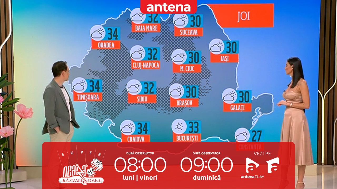 Super Neatza, 5 iunie 2025. Prognoza meteo cu Ramona Olaru: Sunt așteptate averse în zonele montane