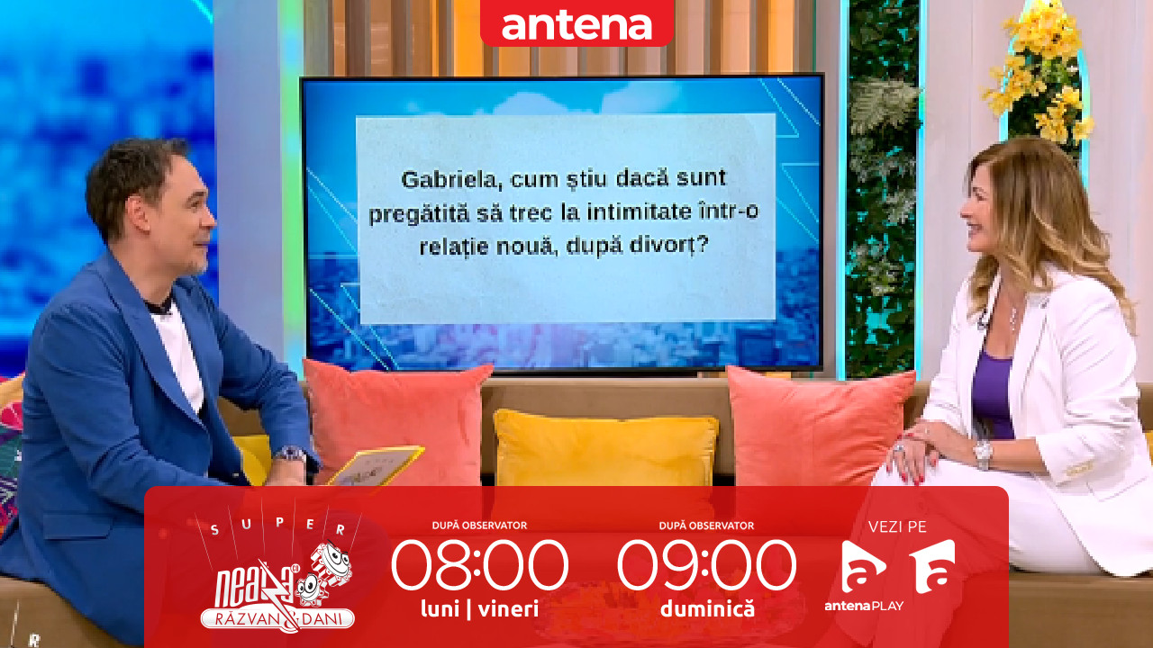 Super Neatza, 20 iunie 2025. Când ar trebui să devenim mai intimi cu un nou partener după divorț