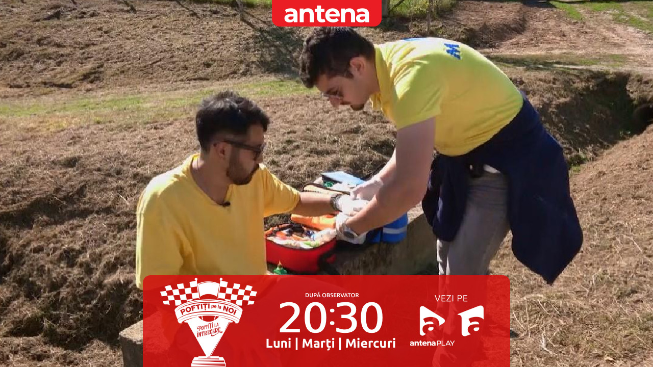 Poftiți pe la noi: Poftiți la întrecere, 24 iunie 2025. Riki s-a accidentat în timp ce gătea! Nelu Cortea: Și-a făcut o ditamai tăietura în palmă!