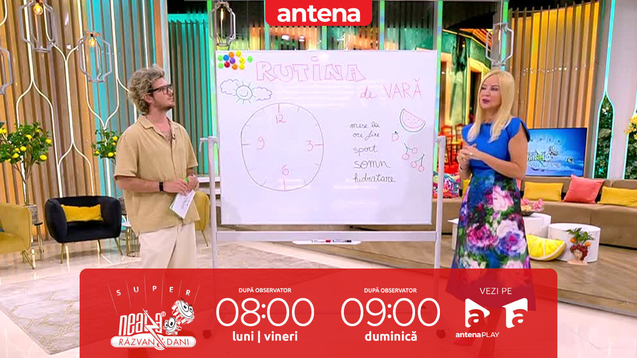 Super Neatza, 27 iunie 2025. Care sunt orele la care ar trebui să m&acirc;ncăm şi să facem sport pentru a ne simți bine