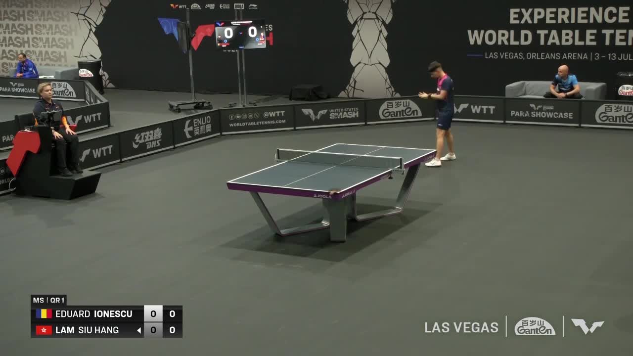 Tenis de masă | WTT United States Smash 2025: Eduard Ionescu vs. Lam Siu Hang