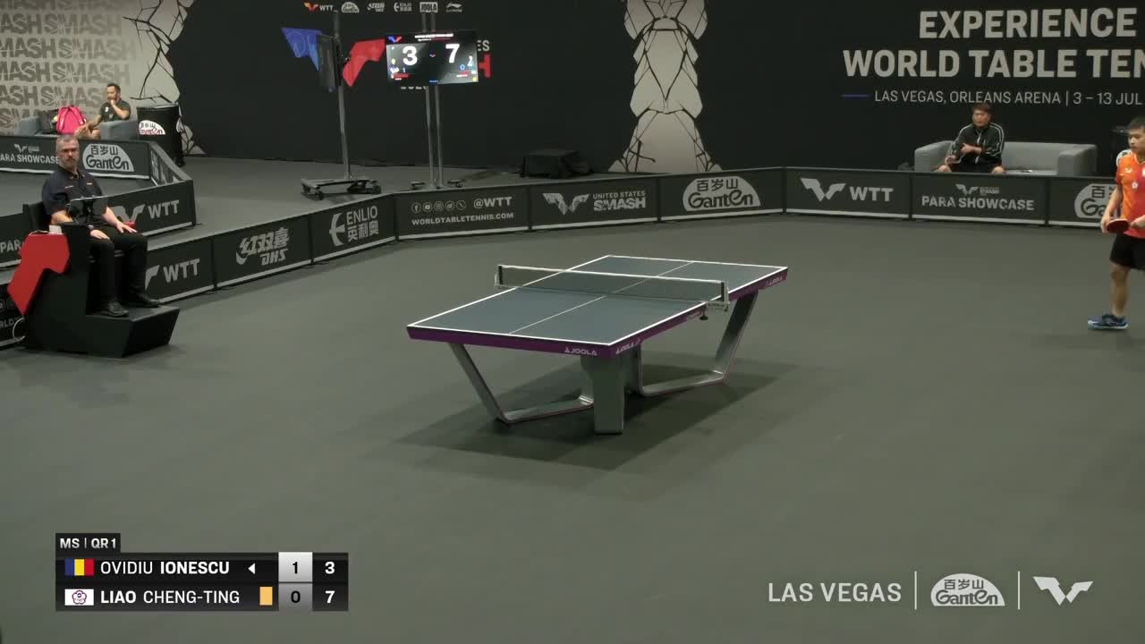 Tenis de masă | WTT United States Smash 2025: Ovidiu Ionescu vs. Liao Cheng-Ting