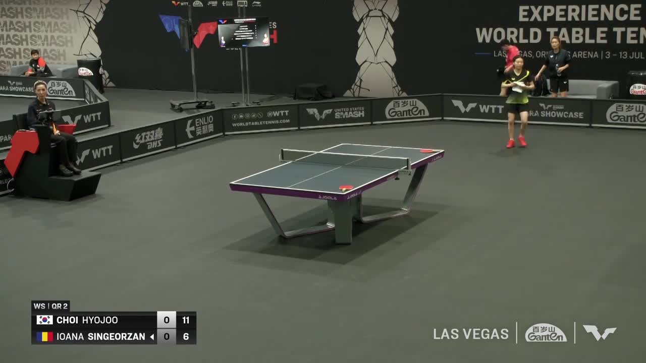 Tenis de masă | WTT United States Smash 2025: Choi Hyojoo vs. Ioana Singeorzan