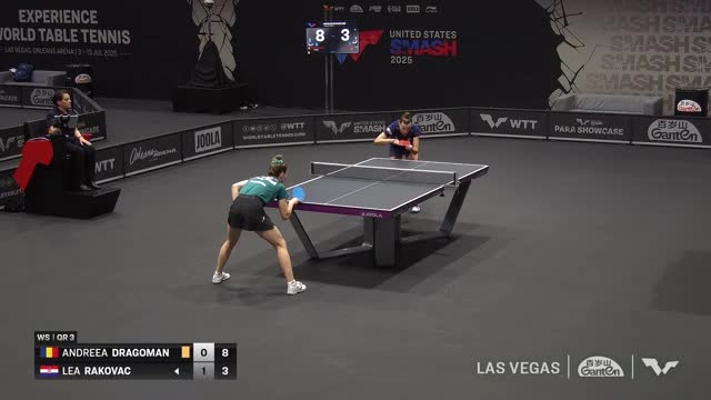Tenis de masă | WTT United States Smash 2025: Andreea Dragoman vs. Lea Rakovac