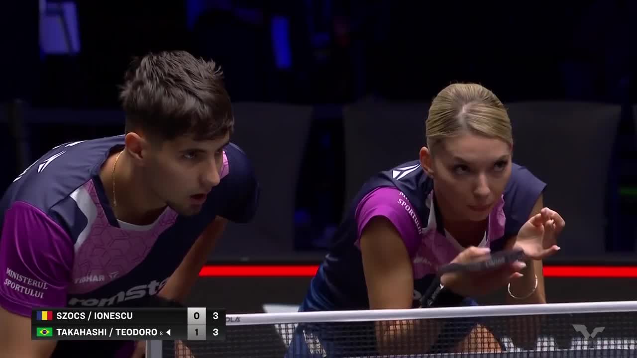Tenis de masă | WTT United States Smash 2025: Ionescu/Szocs vs. Teodoro/Takahashi