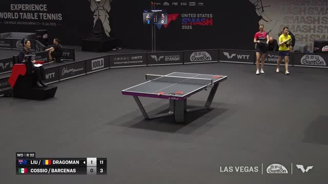 Tenis de masă | WTT United States Smash 2025: Liu/Dragoman vs. Cossio/Barcenas
