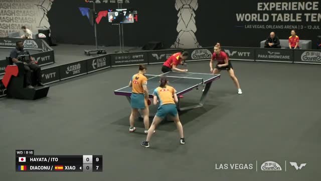 Tenis de masă | WTT United States Smash 2025: Hayata/Diaconu/ vs. Diaconu/Xiao