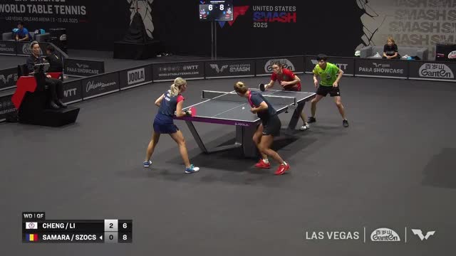 Tenis de masă | WTT United States Smash 2025: Bernadette Szocs/Elizabeta Samara vs. Cheng/Li