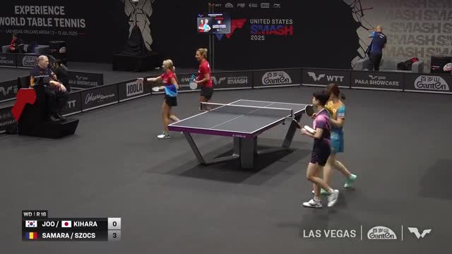 Tenis de masă | WTT United States Smash 2025: Joo/Kihara vs. Samara/Szocs
